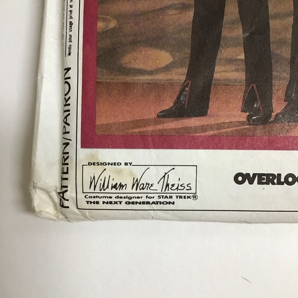 Simplicity Star Trek Costume Sew Pattern 9394 Size BB (34-44) CUT 1989 Vintage - Picture 2 of 5
